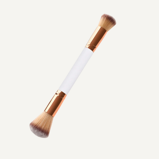 Elegant Dual-End Makeup Brush