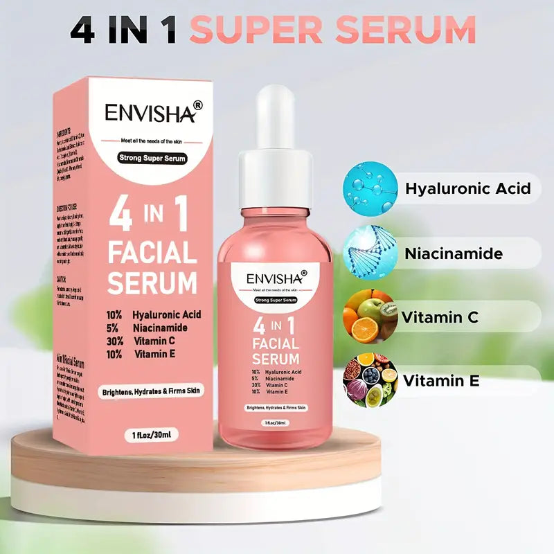 Unisex 4 in 1 Facial Serum